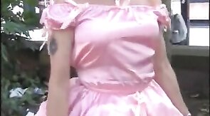 Sissy Crossdresser's Public Walk of Shame