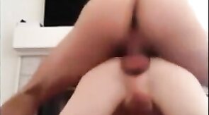Twink Gets Bareback Creampie by Older Man