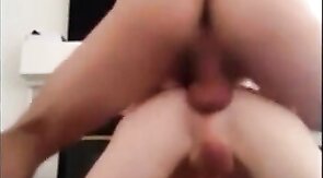Twink Gets Bareback Creampie by Older Man
