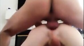 Twink Gets Bareback Creampie by Older Man