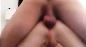 Twink Gets Bareback Creampie by Older Man