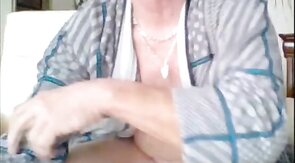 Sucking and Swallowing on Webcam
