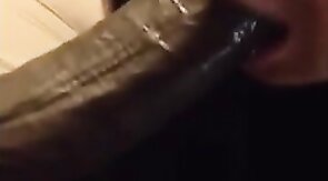 Black Dick Sucked by a White Guy
