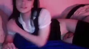 Miko - Cute Amateur Crossdresser on Webcam
