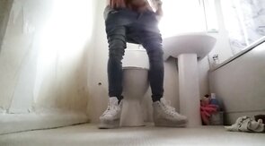 Twink Crossdresser in Tight Jeans