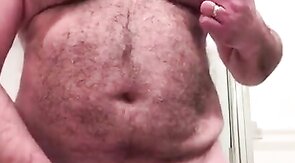 Big-Cock Daddy Bear Jacks Off