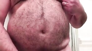 Big-Cock Daddy Bear Jacks Off