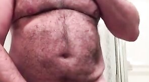 Big-Cock Daddy Bear Jacks Off