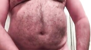 Big-Cock Daddy Bear Jacks Off