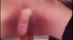 Sissy Crossdresser Cums Handsfree with Sex Toys