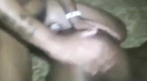 Amateur Black Bareback Creamy Fuck