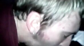 Big-Cock Amateur Twink Sucks at Truck Stop