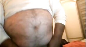 Silver Bear Daddy Mario Stroking on Webcam