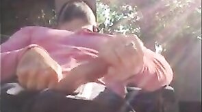 Outdoor Masturbation: He Strokes It in the Garden