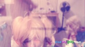 Harley Quinn Crossdresser Blowjob and Swallow