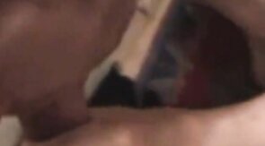 Older Neighbor Enjoys Sucking My Big Cock