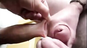 Amateur Adult Video: Frot with Cum in Foreskin