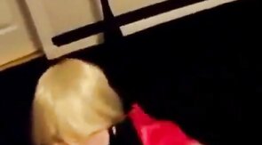 Submissive Crossdresser's Blowjob Training