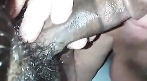 Crossdresser with Nice Titties Sucks a BBC