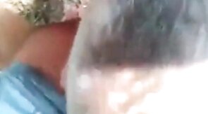 Mature Gay Bear Blowjob in the Woods
