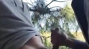 Twinks Outdoor Handjob Adventure