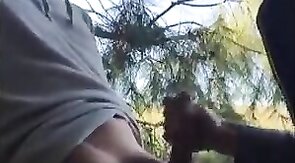 Twinks Outdoor Handjob Adventure