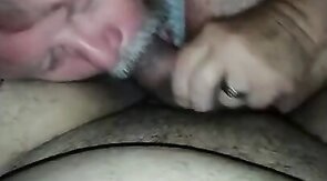 Grandfather's Big Cock Blowjob by a Buddy