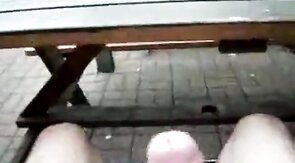 Big Cock Self-Suck Outdoors
