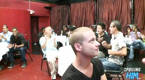 Real public deepthroat to strippers