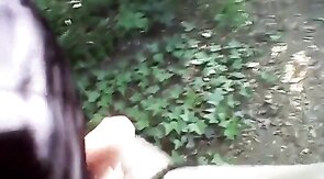Grandpa Flashes His Cock Outdoors