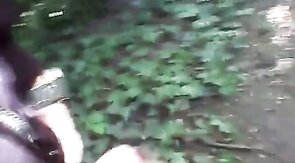 Grandpa Flashes His Cock Outdoors