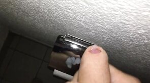 Public Restroom Handjob and Masturbation Compilation