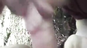 Bear Cub Blows a Load in His Mouth and Swallows