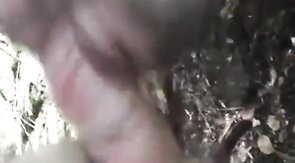 Bear Cub Blows a Load in His Mouth and Swallows