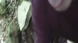 Bear Cub Blows a Load in His Mouth and Swallows