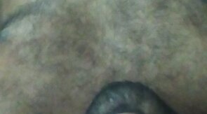 Young brown skin hairy phimosis cock stud show glans