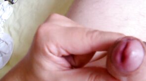 Twink Jerks Off His Tiny Cock After a Clean Shave