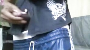Asian Guy from Sri Lanka Strips and Masturbates on Cam