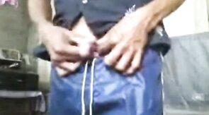 Asian Guy from Sri Lanka Strips and Masturbates on Cam