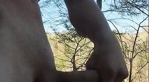 Outdoor Twink Masturbating in the Woods