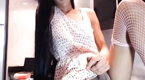 Latin Tgirl Holly's Amateur Webcam Show