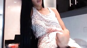 Latin Tgirl Holly's Amateur Webcam Show