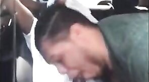 Big Black Cock Blowjob for DL Guy