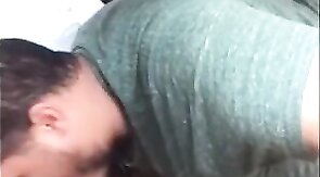 Big Black Cock Blowjob for DL Guy