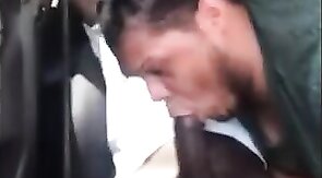 Big Black Cock Blowjob for DL Guy