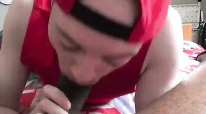 Sucking His Big Black Cock