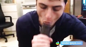 Black Cock Sucked by White Mexican Boy