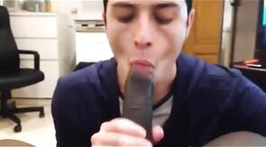 Black Cock Sucked by White Mexican Boy