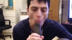 Black Cock Sucked by White Mexican Boy