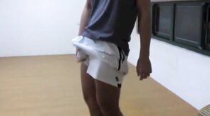 Big-Cock Twink Public Handjob and Huge Load